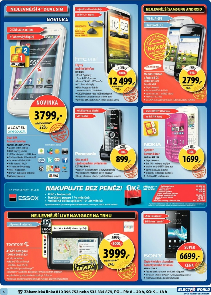 leták Electro World strana 1 leták Electro World strana 1