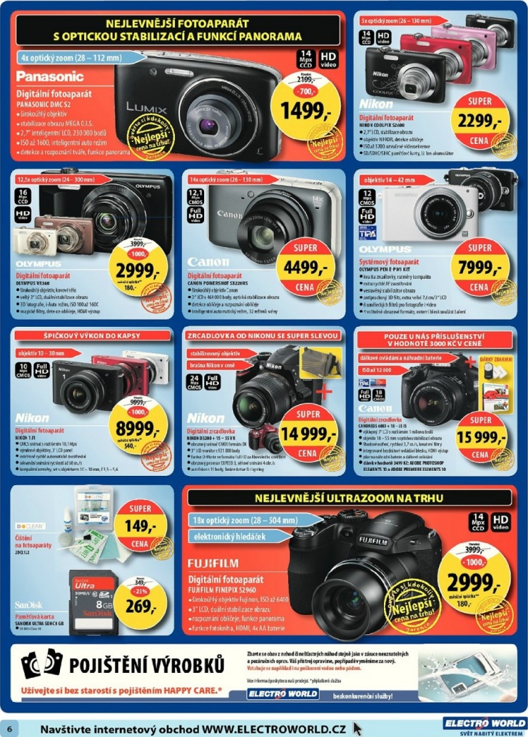leták Electro World strana 1 leták Electro World strana 1
