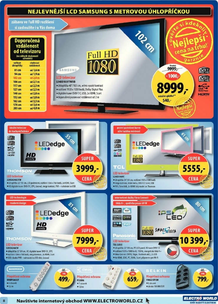 leták Electro World strana 1 leták Electro World strana 1