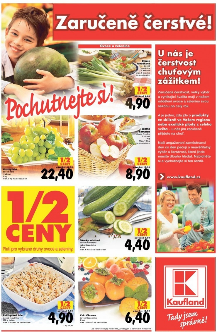 leták Kaufland strana 1 leták Kaufland strana 1