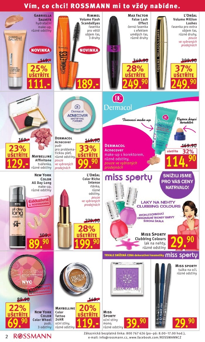 leták Rossmann strana 1 leták Rossmann strana 1