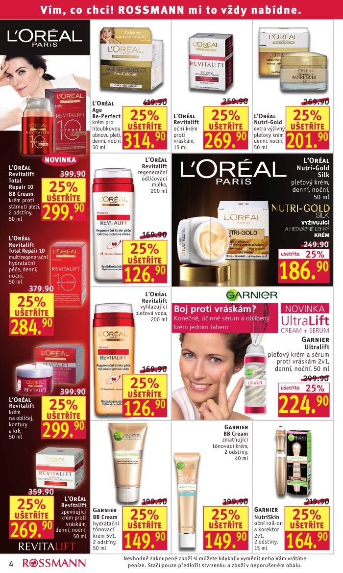 leták Rossmann strana 1 leták Rossmann strana 1