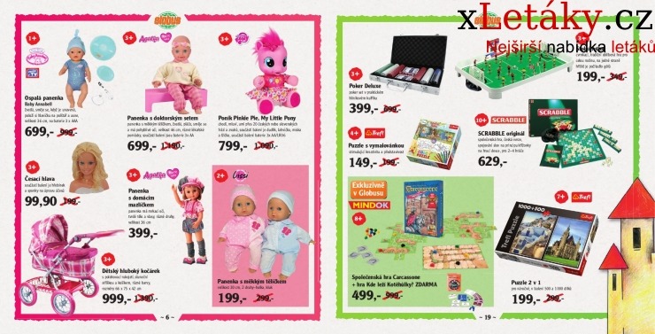 leták Globus - pohádkové hračkářství leták strana 1 leták Globus - pohádkové hračkářství leták strana 1
