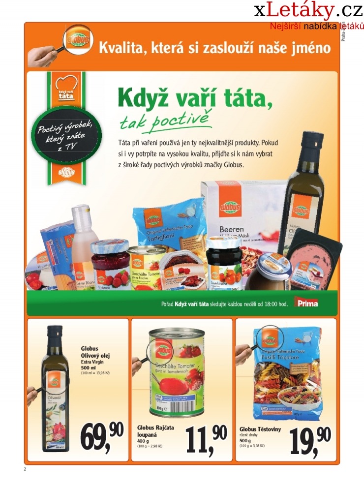 leták Globus leták strana 1 leták Globus leták strana 1