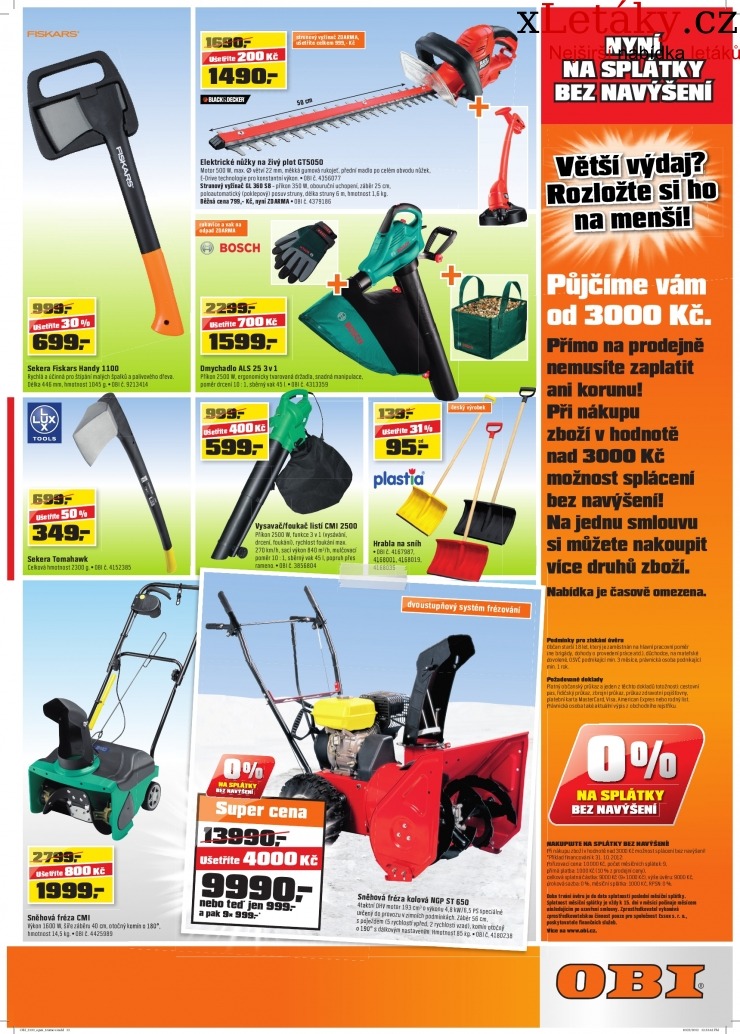leták OBI - Trutnov leták strana 1 leták OBI - Trutnov leták strana 1