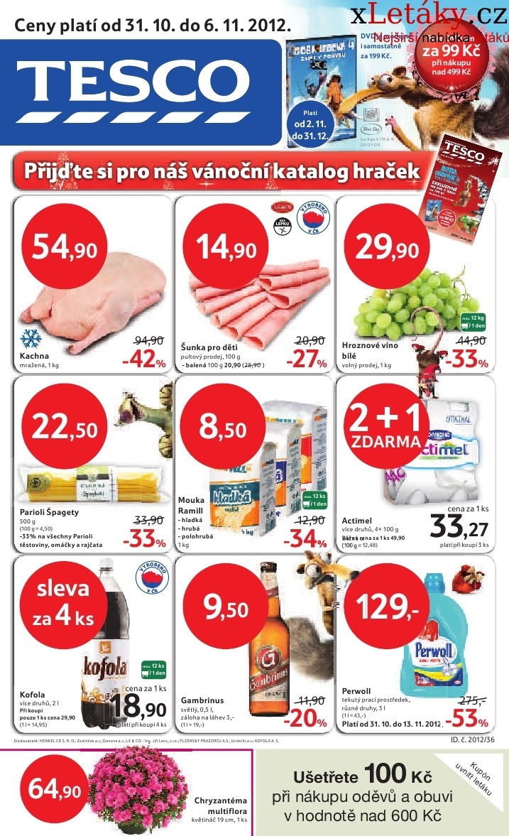 letk Tesco aktuln letk strana 1