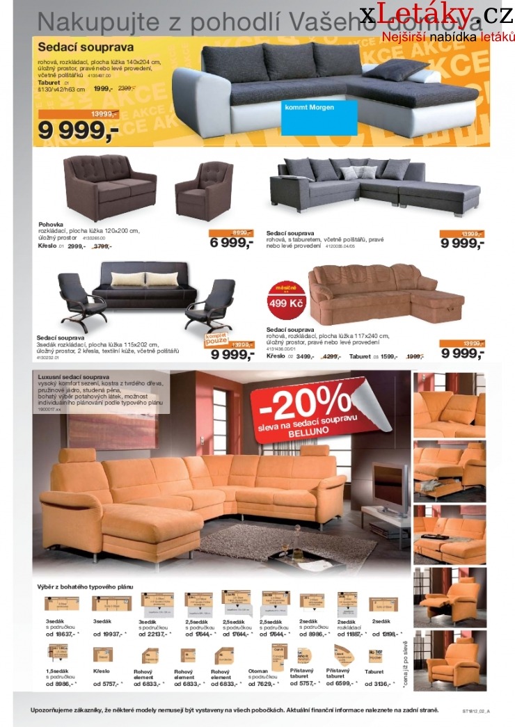 leták Sconto nábytek leták strana 1 leták Sconto nábytek leták strana 1