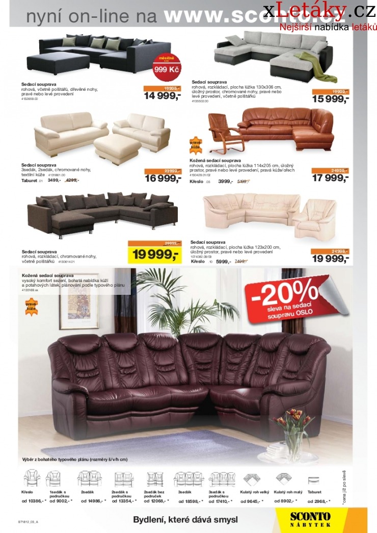 leták Sconto nábytek leták strana 1 leták Sconto nábytek leták strana 1