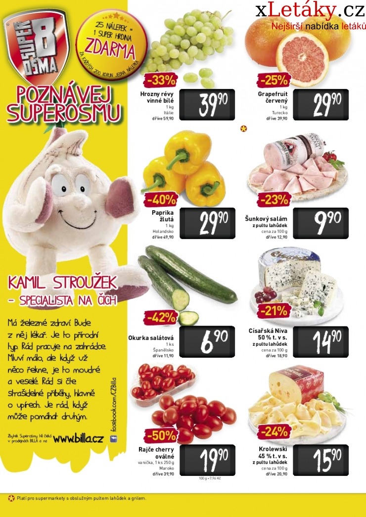 leták Billa - malý leták strana 1 leták Billa - malý leták strana 1