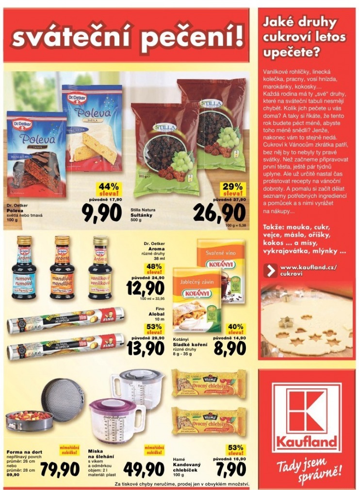 leták Kaufland strana 1 leták Kaufland strana 1