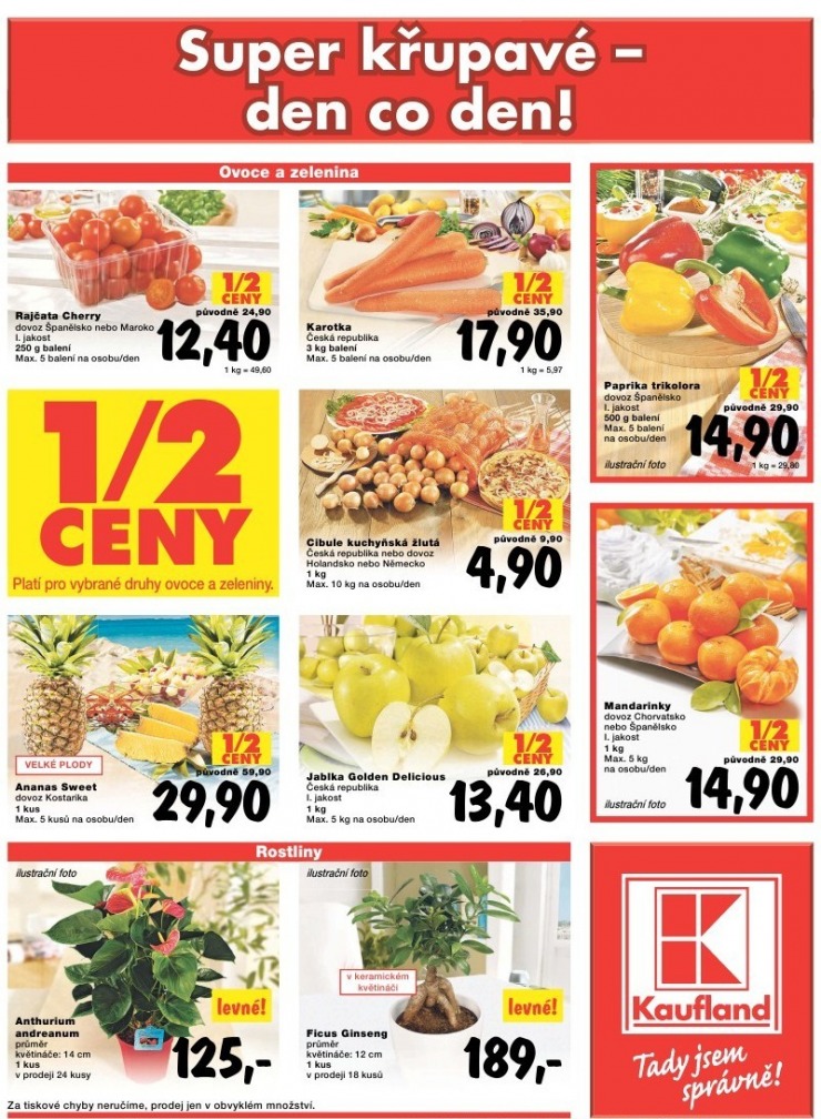 leták Kaufland strana 1 leták Kaufland strana 1