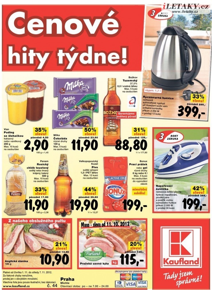 leták Kaufland strana 1 leták Kaufland strana 1