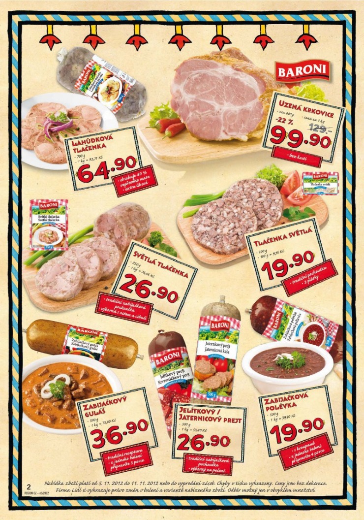 leták Lidl strana 1 leták Lidl strana 1