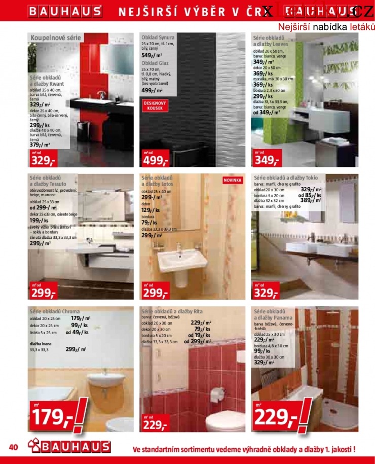 leták Bauhaus leták strana 1 leták Bauhaus leták strana 1