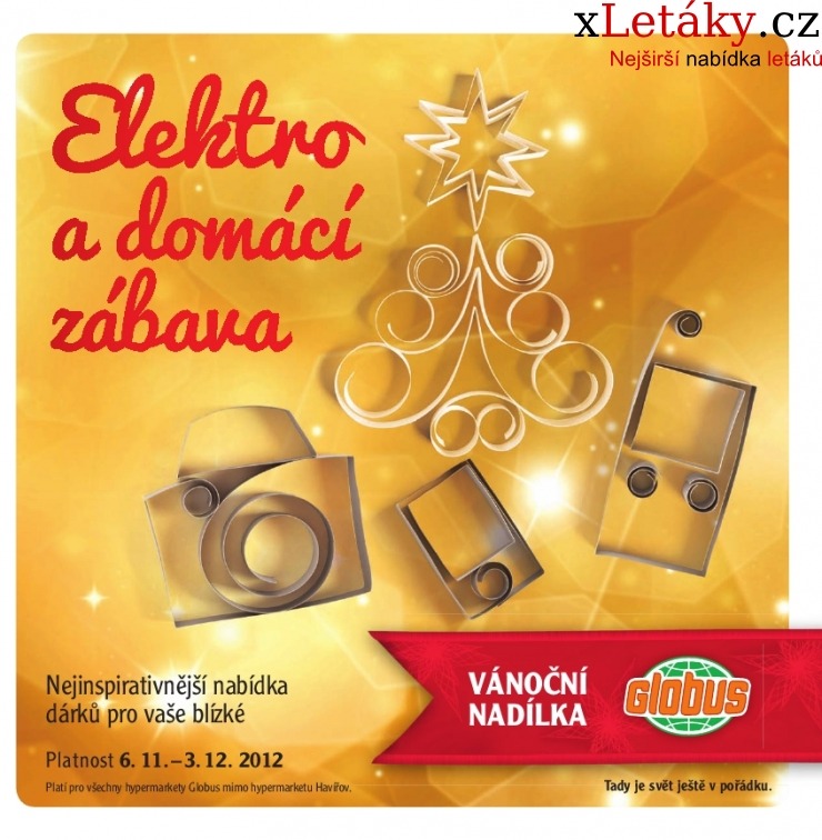leták Globus - elektro leták strana 1 leták Globus - elektro leták strana 1