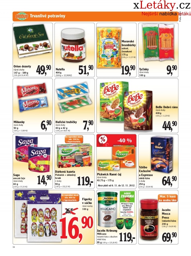 leták Globus leták  strana 1 leták Globus leták strana 1