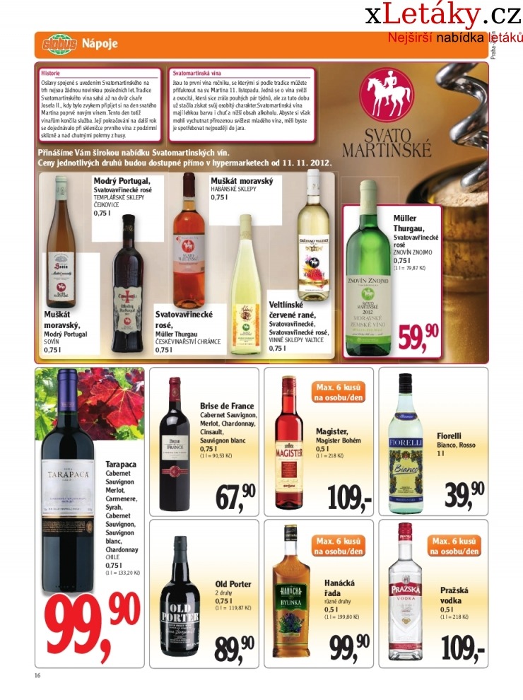 leták Globus leták  strana 1 leták Globus leták strana 1