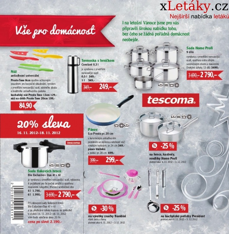 leták Globus - vánoční dekorace leták strana 1 leták Globus - vánoční dekorace leták strana 1