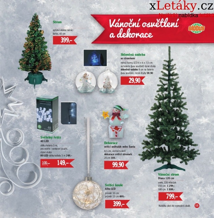 let�k Globus - v�no�n� dekorace let�k strana 1