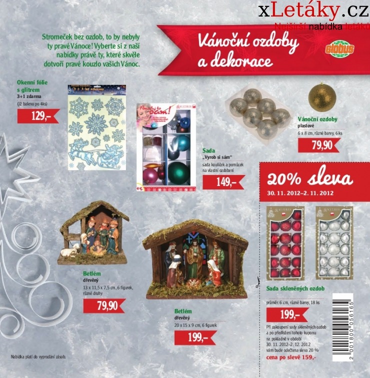 let�k Globus - v�no�n� dekorace let�k strana 1