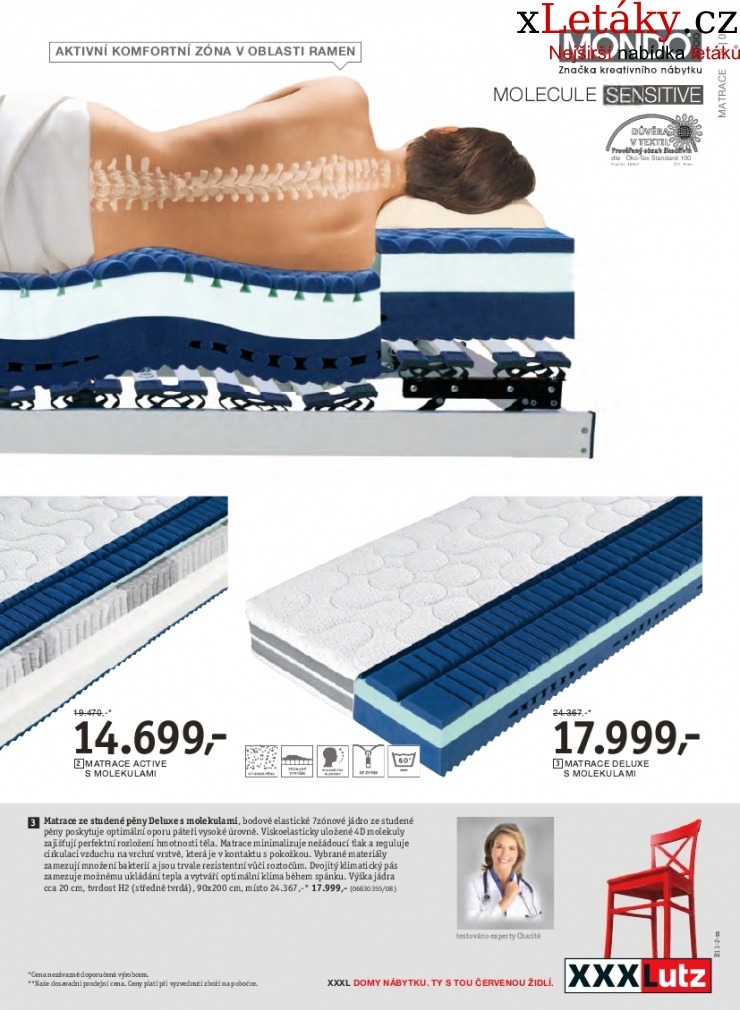 leták XXXLutz - Matrace leták strana 1 leták XXXLutz - Matrace leták strana 1