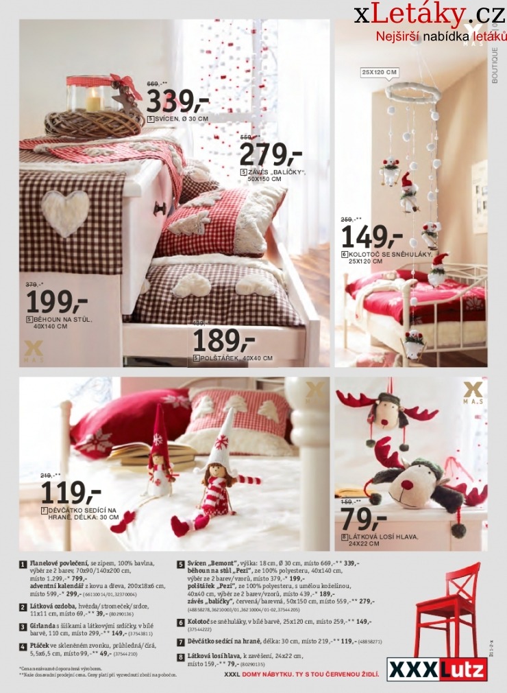 leták XXXLutz - Vánoční nápady akční leták strana 1 leták XXXLutz - Vánoční nápady akční leták strana 1