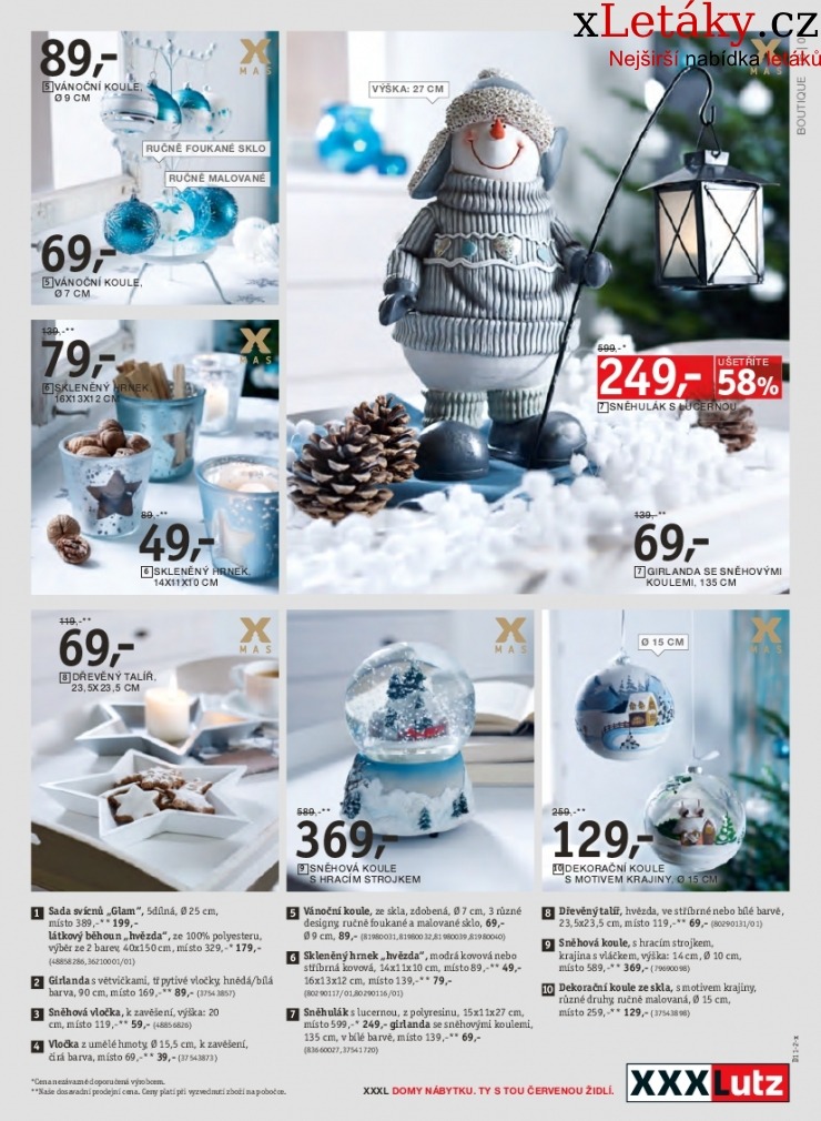 leták XXXLutz - Vánoční nápady akční leták strana 1 leták XXXLutz - Vánoční nápady akční leták strana 1