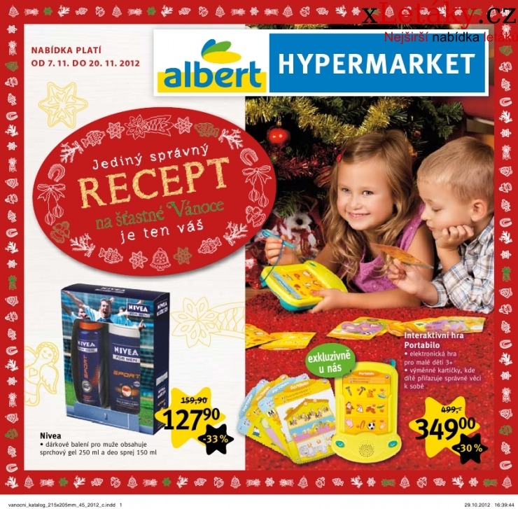leták Albert Hypermarket - Vánoční leták strana 1