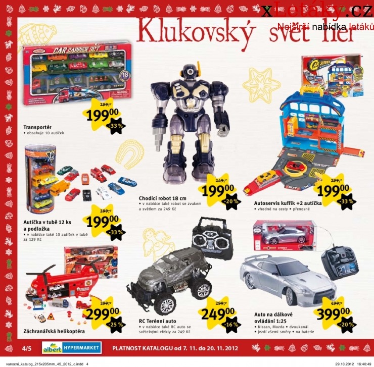 leták Albert Hypermarket - Vánoční leták strana 1 leták Albert Hypermarket - Vánoční leták strana 1