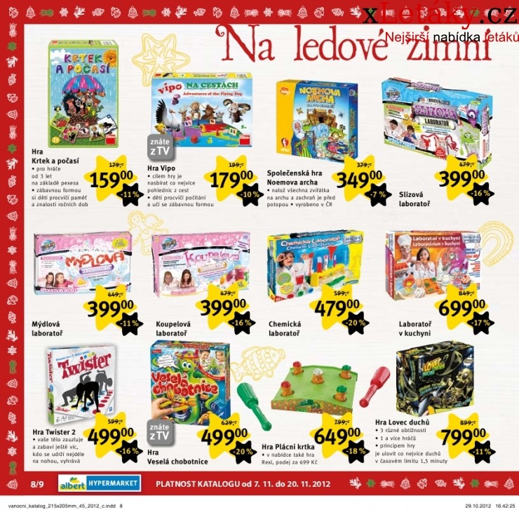 leták Albert Hypermarket - Vánoční leták strana 1 leták Albert Hypermarket - Vánoční leták strana 1
