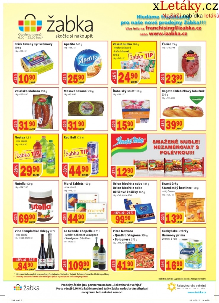 leták Žabka leták strana 1 leták Žabka leták strana 1