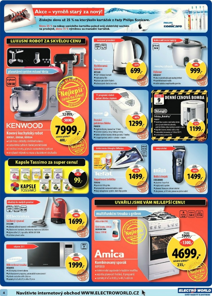 leták Electro World strana 1 leták Electro World strana 1
