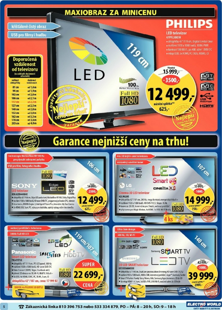 leták Electro World strana 1 leták Electro World strana 1