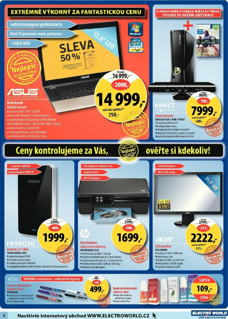 leták Electro World strana 1 leták Electro World strana 1