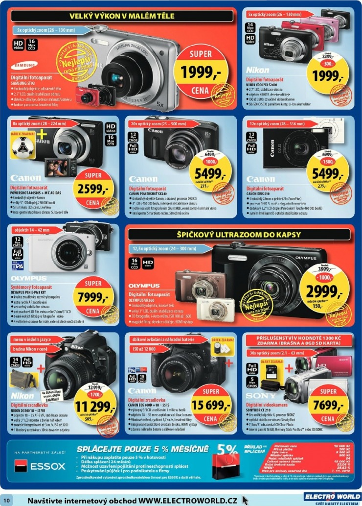 leták Electro World strana 1 leták Electro World strana 1