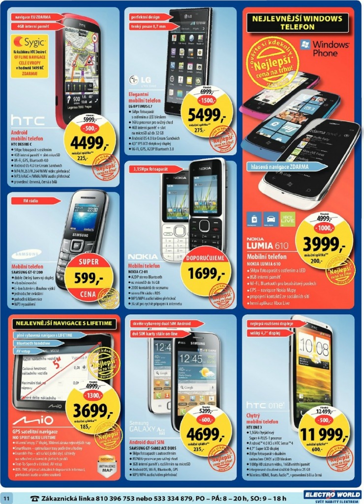 leták Electro World strana 1 leták Electro World strana 1