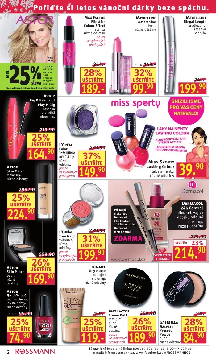 leták Rossmann strana 1 leták Rossmann strana 1