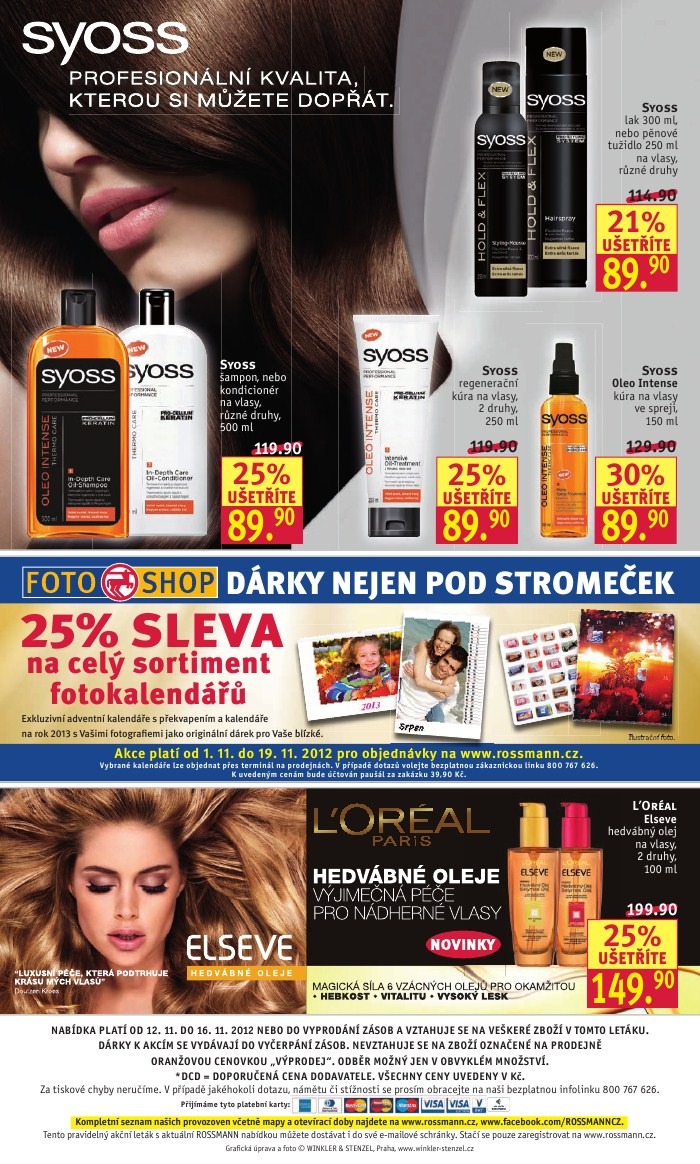 leták Rossmann strana 1 leták Rossmann strana 1