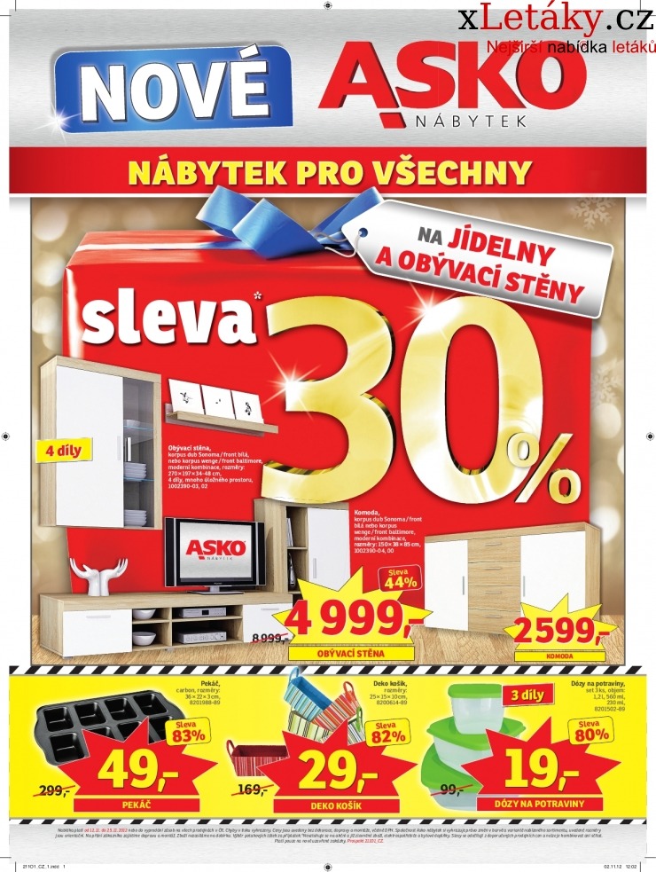 letk Asko nbytek aktuln letk strana 1