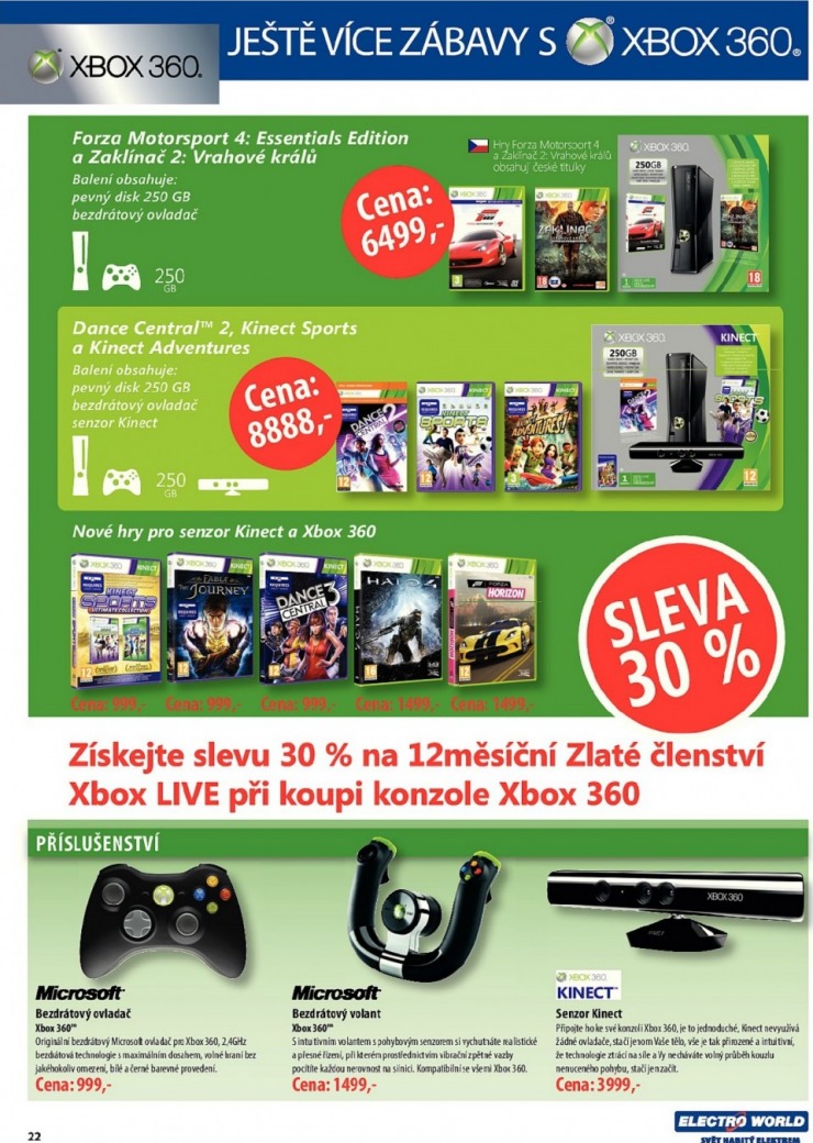 leták Electro World strana 1 leták Electro World strana 1