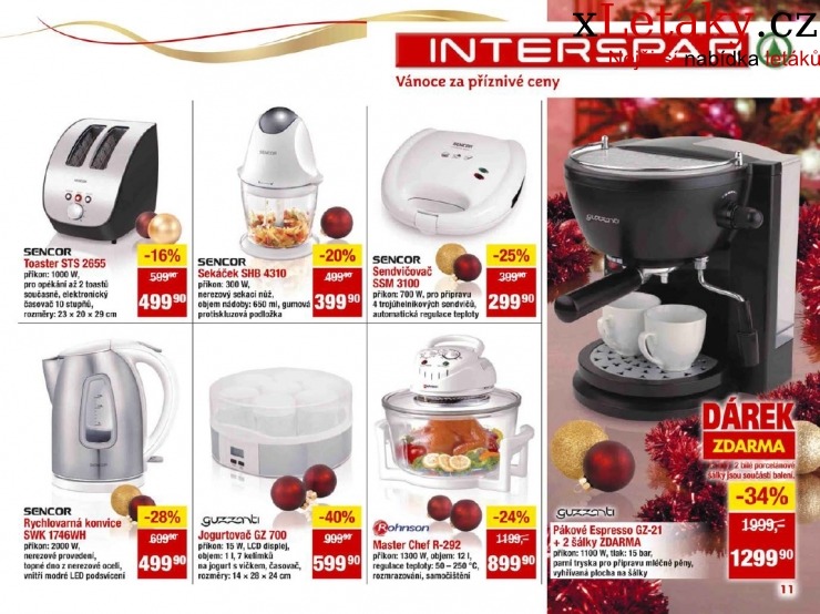 leták Interspar - dárky akční leták strana 1 leták Interspar - dárky akční leták strana 1