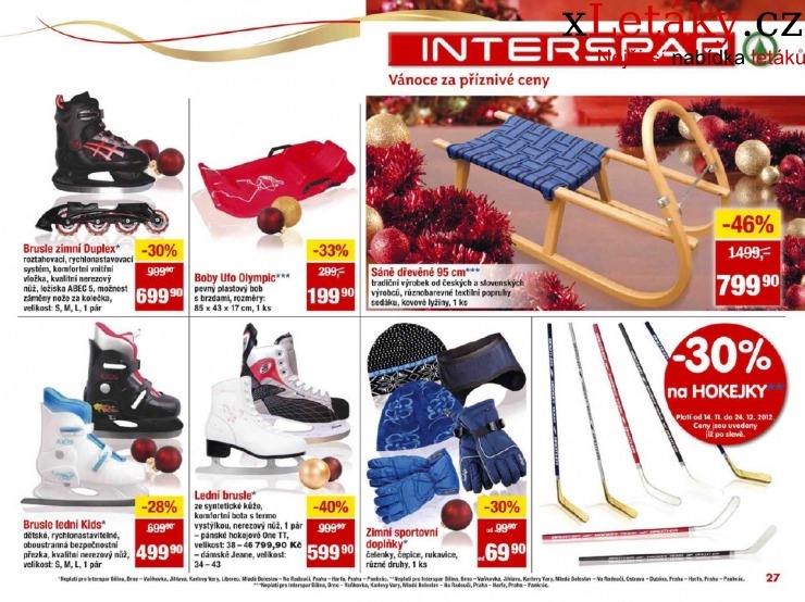 leták Interspar - dárky akční leták strana 1 leták Interspar - dárky akční leták strana 1