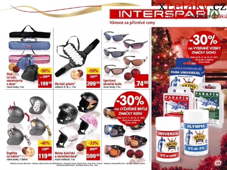 leták Interspar - dárky akční leták strana 1 leták Interspar - dárky akční leták strana 1