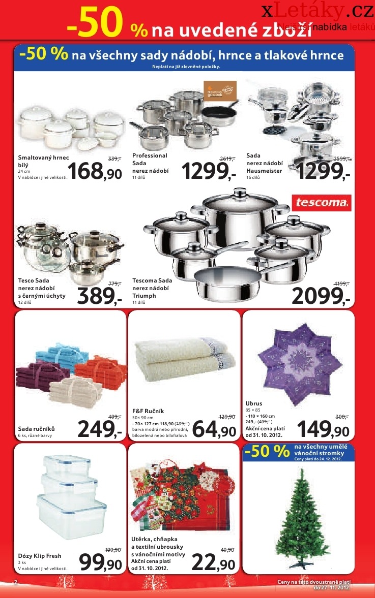 leták Tesco - malý hypermarket leták strana 1 leták Tesco - malý hypermarket leták strana 1