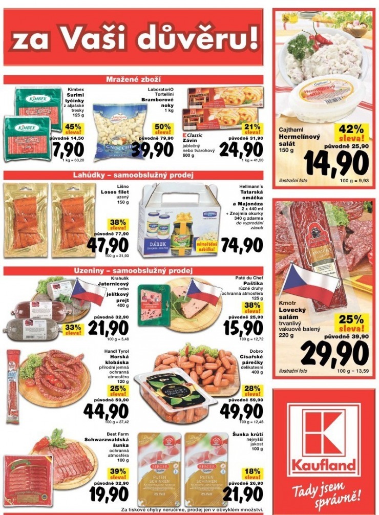 leták Kaufland strana 1 leták Kaufland strana 1