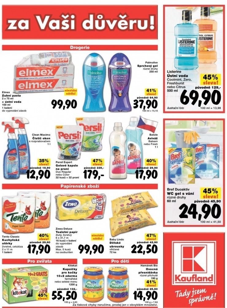 leták Kaufland strana 1 leták Kaufland strana 1