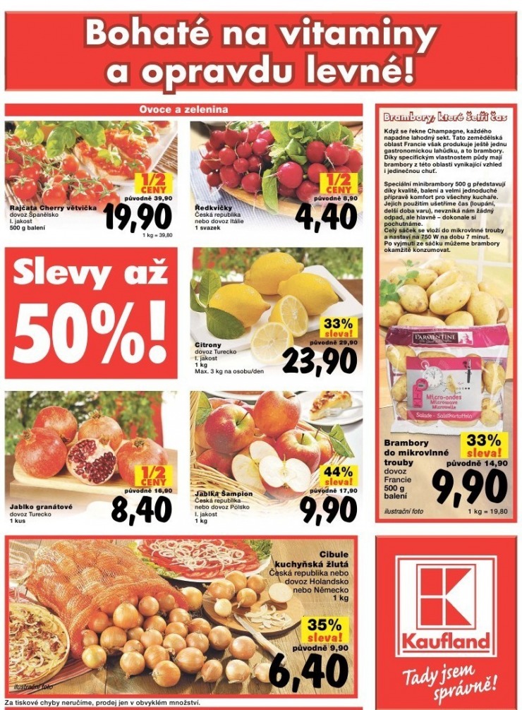 leták Kaufland strana 1 leták Kaufland strana 1