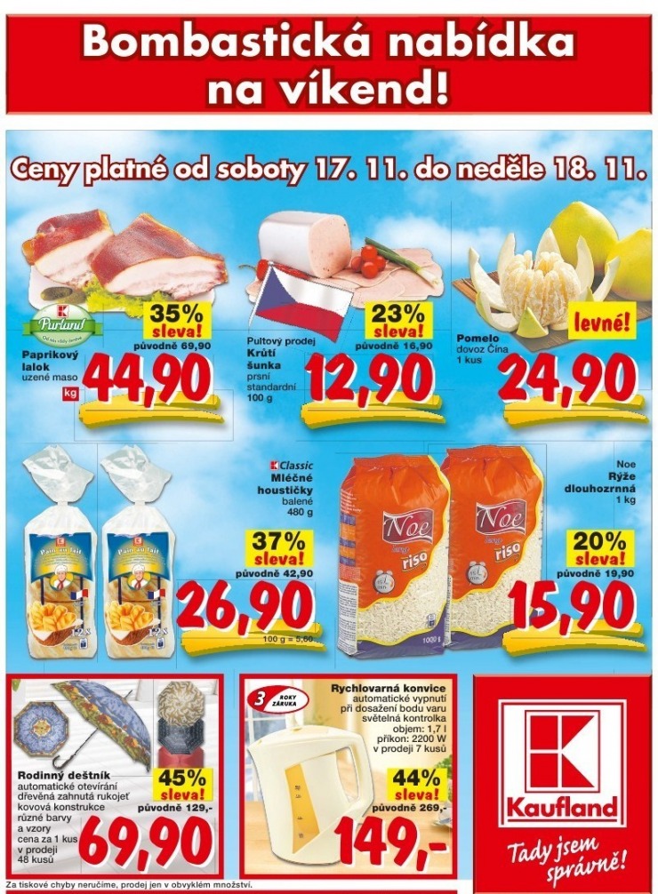 leták Kaufland strana 1 leták Kaufland strana 1
