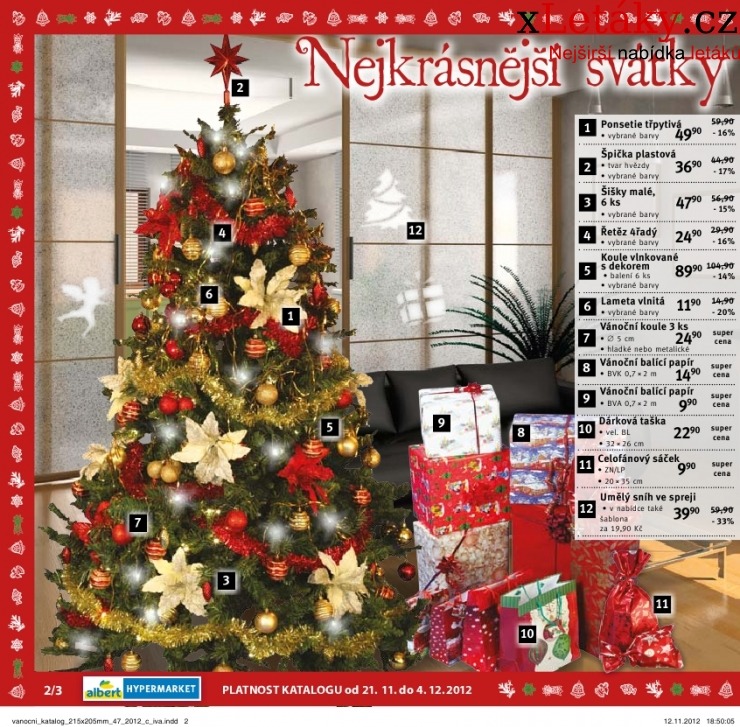 leták Albert Hypermarket - Vánoce leták strana 1 leták Albert Hypermarket - Vánoce leták strana 1