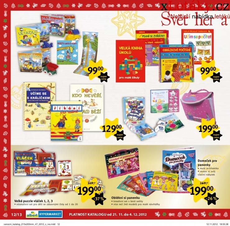 leták Albert Hypermarket - Vánoce leták strana 1 leták Albert Hypermarket - Vánoce leták strana 1